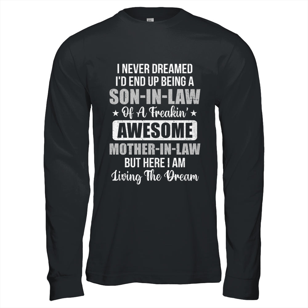 Son in Law Art from Mother in Law for Men Funny Son-in-Law Shirt & Hoodie | siriusteestore