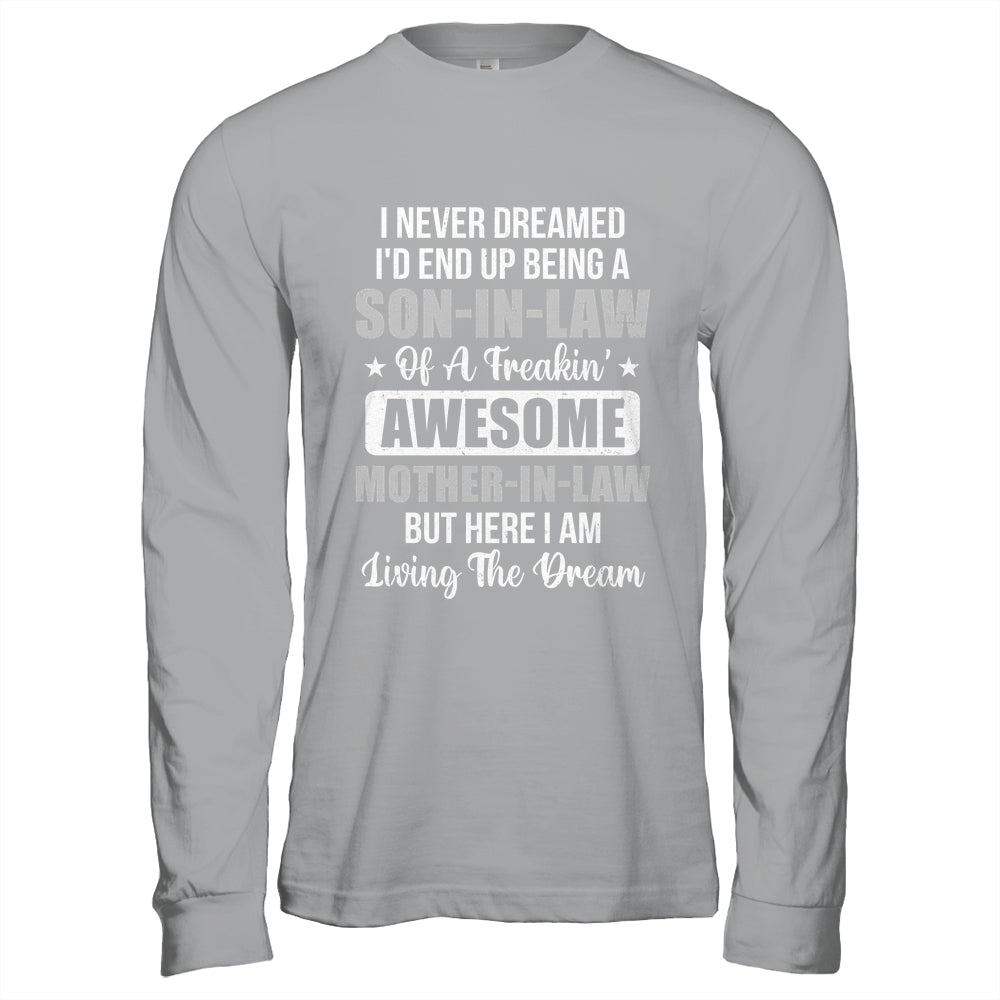 Son in Law Art from Mother in Law for Men Funny Son-in-Law Shirt & Hoodie | siriusteestore