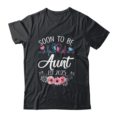 Soon To Be Aunt 2025 First Time Pregnancy Announcement Shirt & Tank Top | siriusteestore