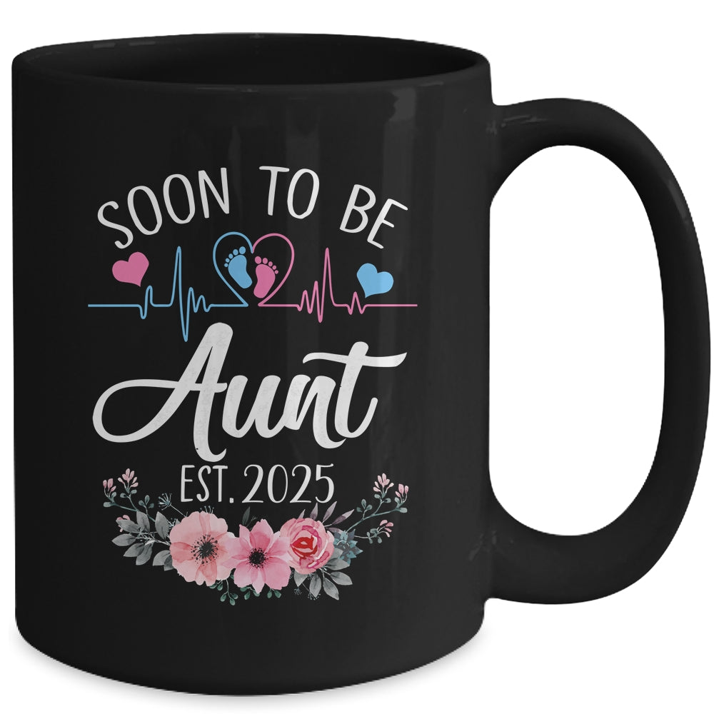 Soon To Be Aunt 2025 First Time Pregnancy Announcement Mug | siriusteestore