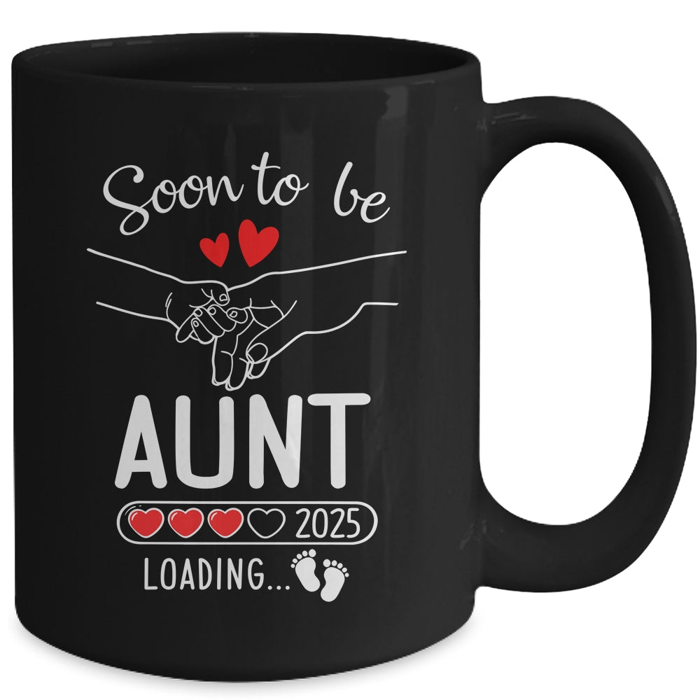 Soon To Be Aunt 2025 Loading Pregnancy Announcement Aunt Mug | siriusteestore