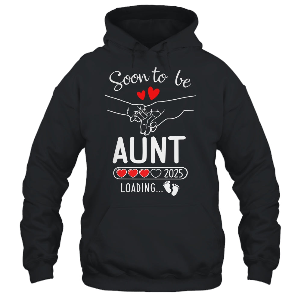 Soon To Be Aunt 2025 Loading Pregnancy Announcement Aunt Shirt & Tank Top | siriusteestore