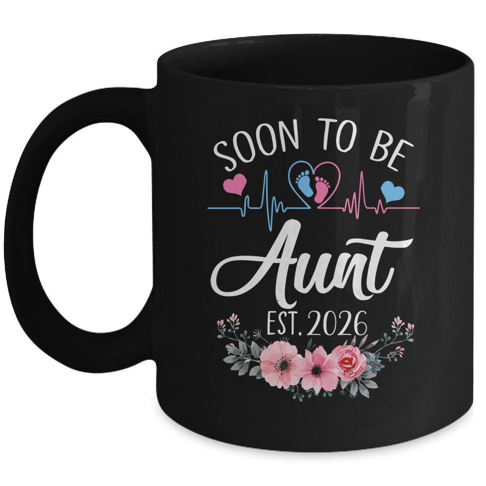 Soon To Be Aunt 2026 First Time Pregnancy Announcement Mug | siriusteestore