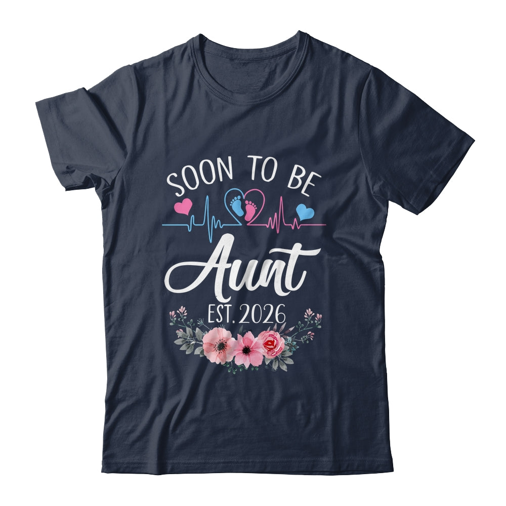 Soon To Be Aunt 2026 First Time Pregnancy Announcement Shirt & Tank Top | siriusteestore