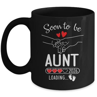 Soon To Be Aunt 2026 Loading Pregnancy Announcement Aunt Mug | siriusteestore