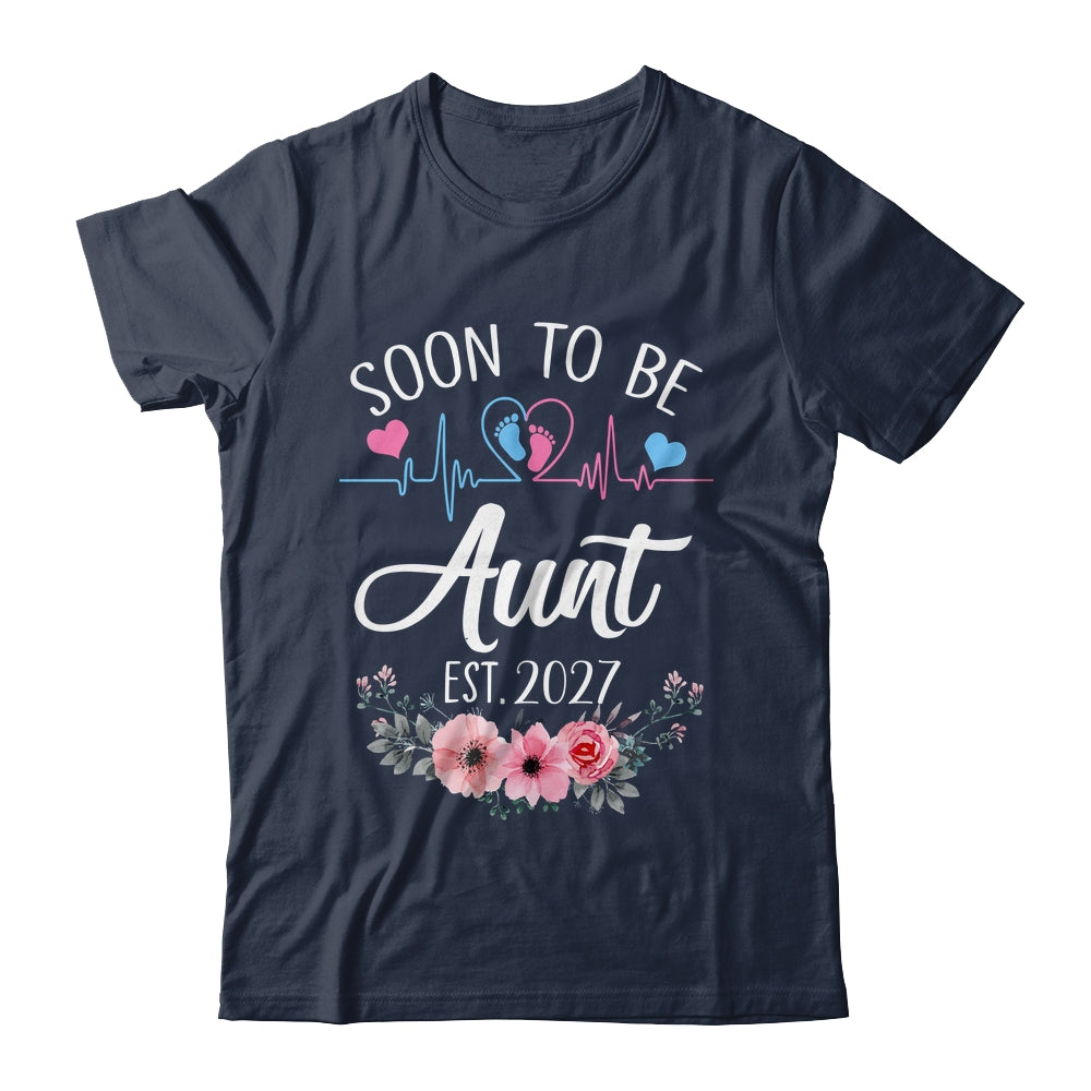 Soon To Be Aunt 2027 First Time Pregnancy Announcement Shirt & Tank Top | siriusteestore