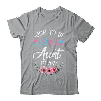 Soon To Be Aunt 2027 First Time Pregnancy Announcement Shirt & Tank Top | siriusteestore