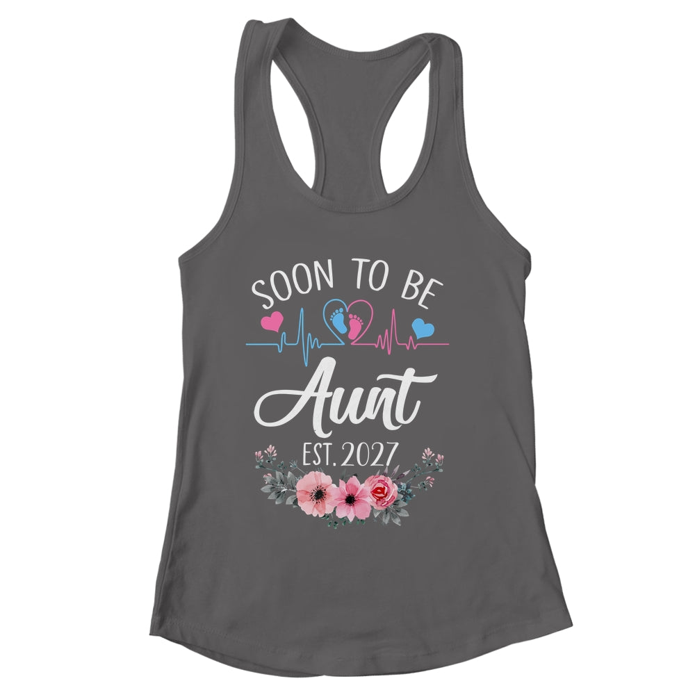 Soon To Be Aunt 2027 First Time Pregnancy Announcement Shirt & Tank Top | siriusteestore