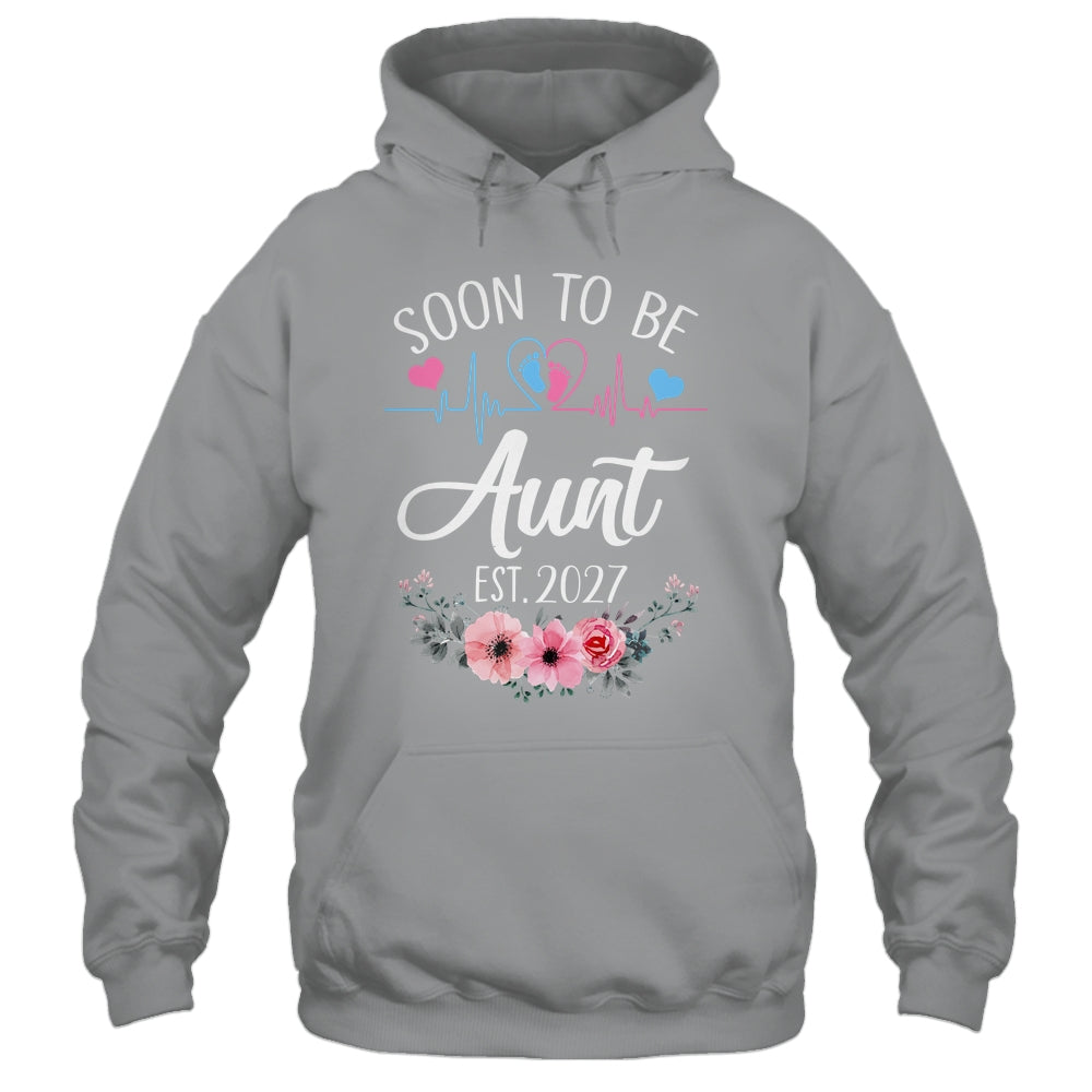 Soon To Be Aunt 2027 First Time Pregnancy Announcement Shirt & Tank Top | siriusteestore