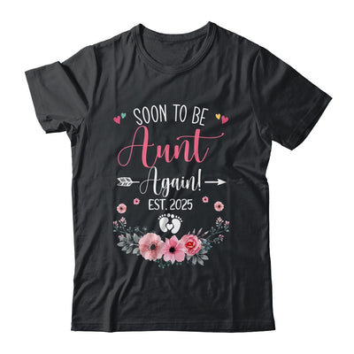 Soon To Be Aunt Again Est 2025 Mothers Day Shirt & Tank Top | siriusteestore