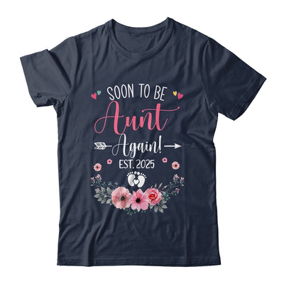 Soon To Be Aunt Again Est 2025 Mothers Day Shirt & Tank Top | siriusteestore
