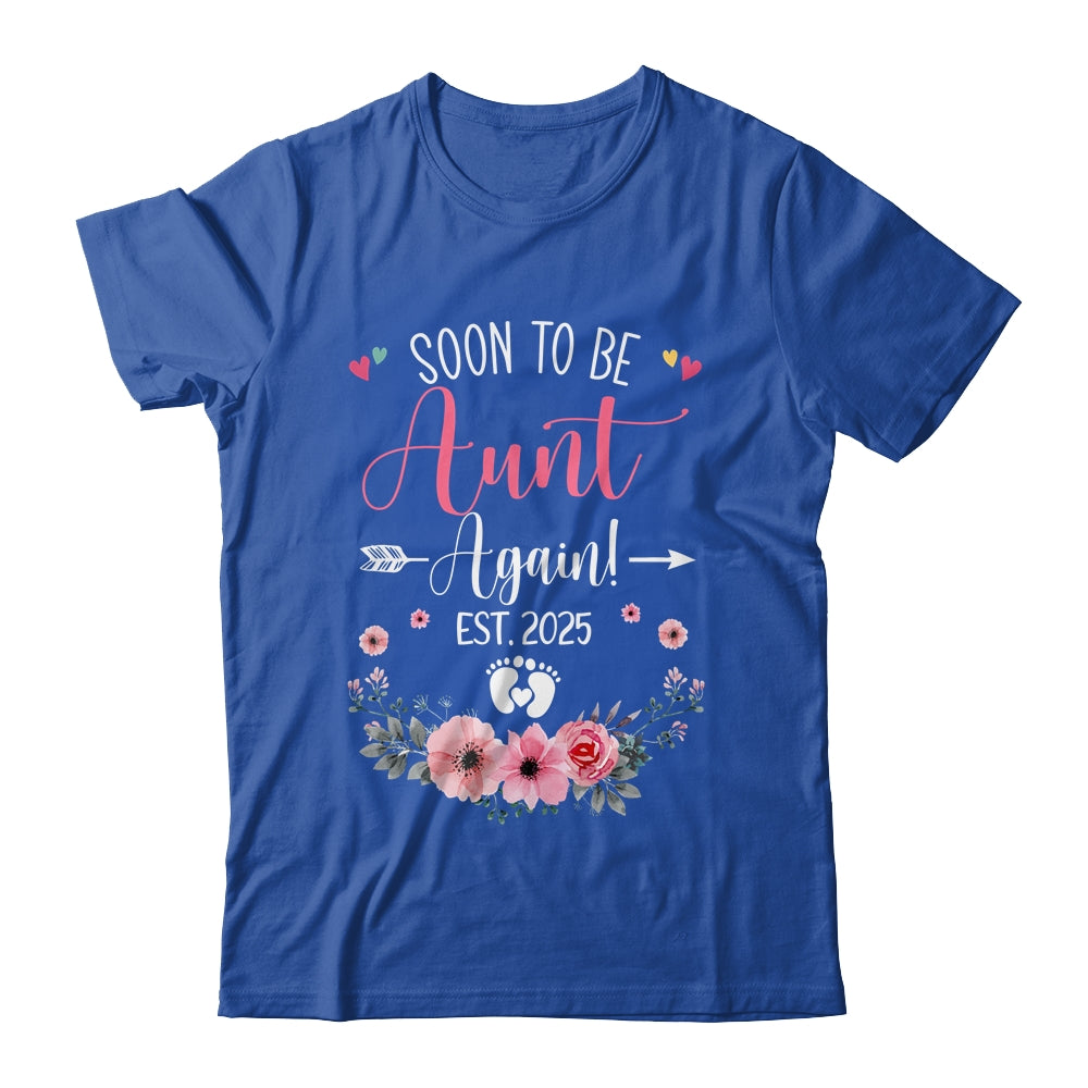 Soon To Be Aunt Again Est 2025 Mothers Day Shirt & Tank Top | siriusteestore