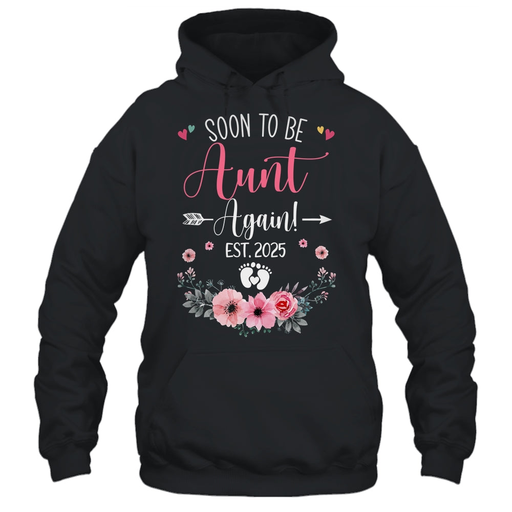 Soon To Be Aunt Again Est 2025 Mothers Day Shirt & Tank Top | siriusteestore