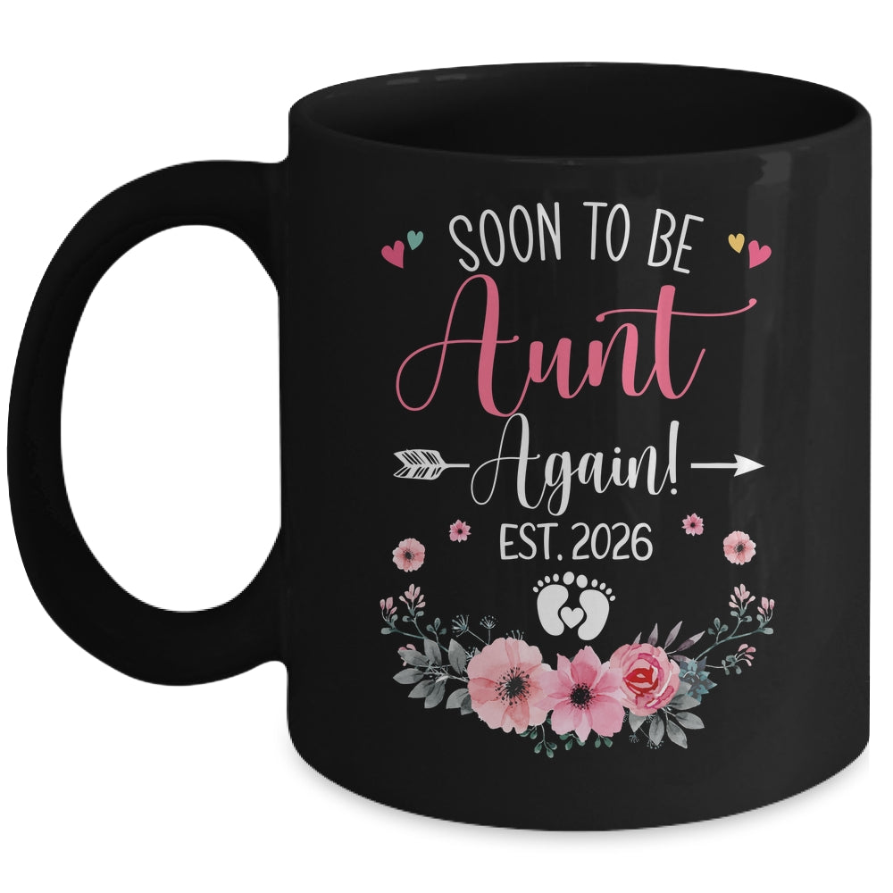 Soon To Be Aunt Again Est 2026 Mothers Day Mug | siriusteestore