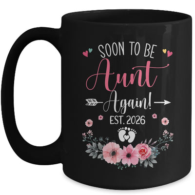 Soon To Be Aunt Again Est 2026 Mothers Day Mug | siriusteestore