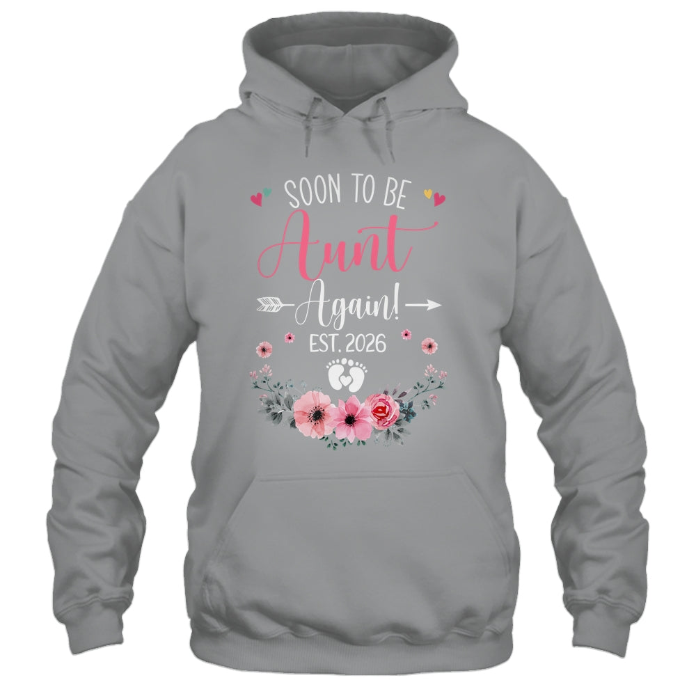 Soon To Be Aunt Again Est 2026 Mothers Day Shirt & Tank Top | siriusteestore