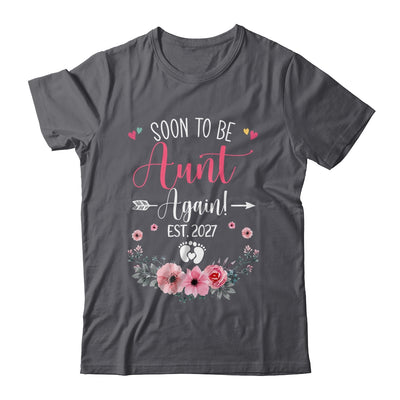 Soon To Be Aunt Again Est 2027 Mothers Day Shirt & Tank Top | siriusteestore