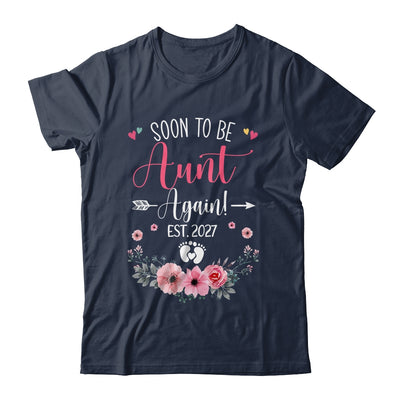 Soon To Be Aunt Again Est 2027 Mothers Day Shirt & Tank Top | siriusteestore