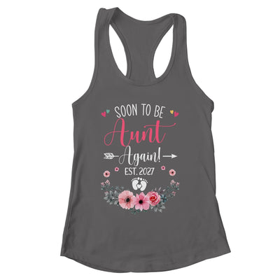 Soon To Be Aunt Again Est 2027 Mothers Day Shirt & Tank Top | siriusteestore