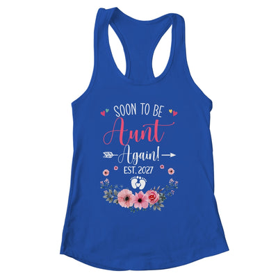 Soon To Be Aunt Again Est 2027 Mothers Day Shirt & Tank Top | siriusteestore
