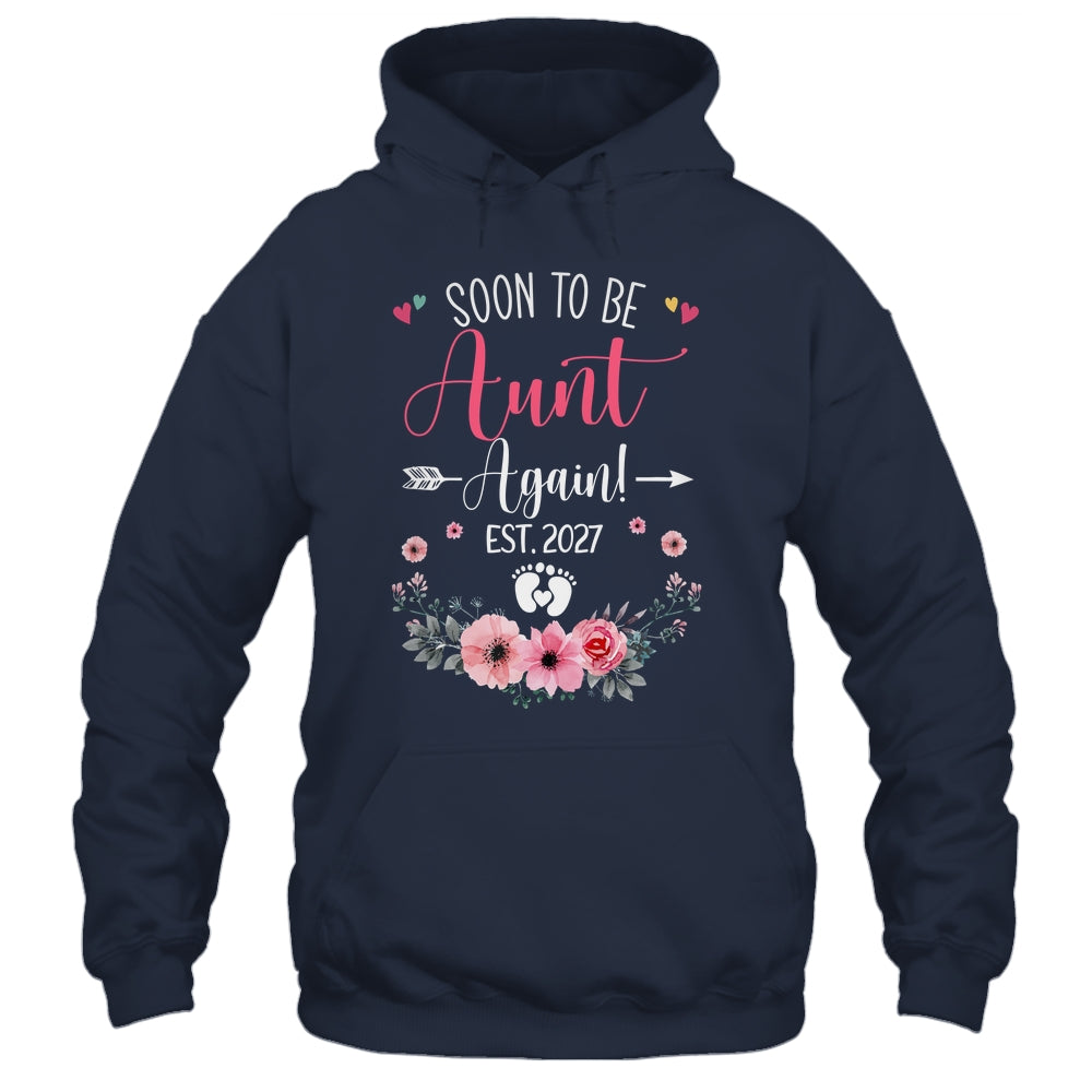 Soon To Be Aunt Again Est 2027 Mothers Day Shirt & Tank Top | siriusteestore