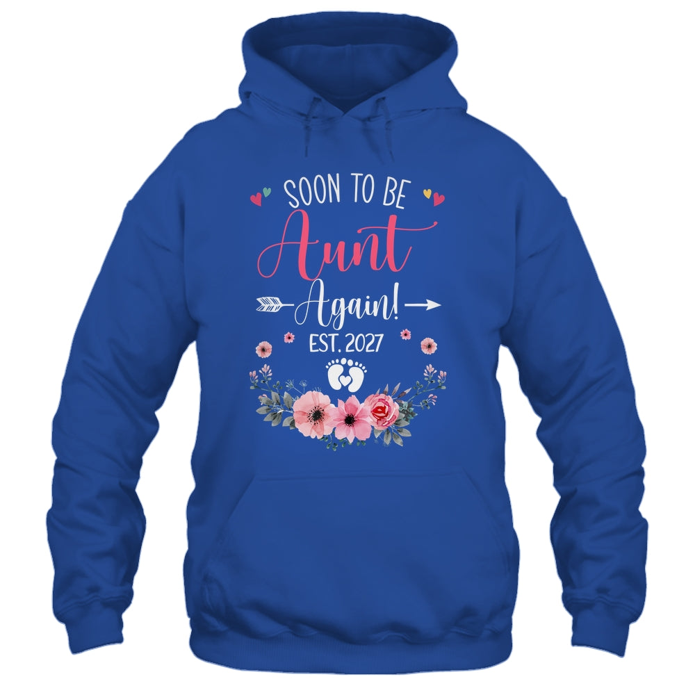 Soon To Be Aunt Again Est 2027 Mothers Day Shirt & Tank Top | siriusteestore