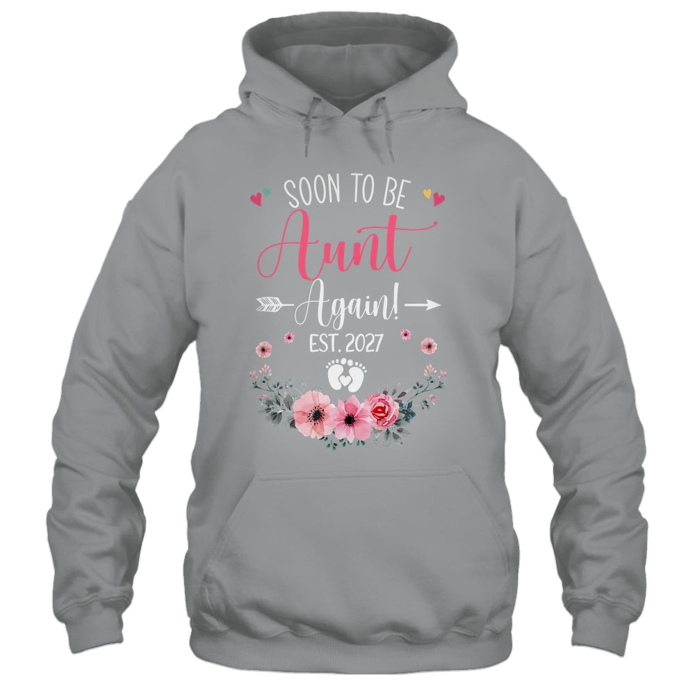Soon To Be Aunt Again Est 2027 Mothers Day Shirt & Tank Top | siriusteestore