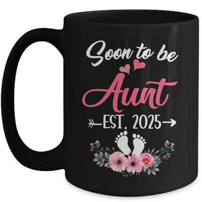 Soon To Be Aunt Est 2025 Mothers Day First Time Aunt Mug | siriusteestore
