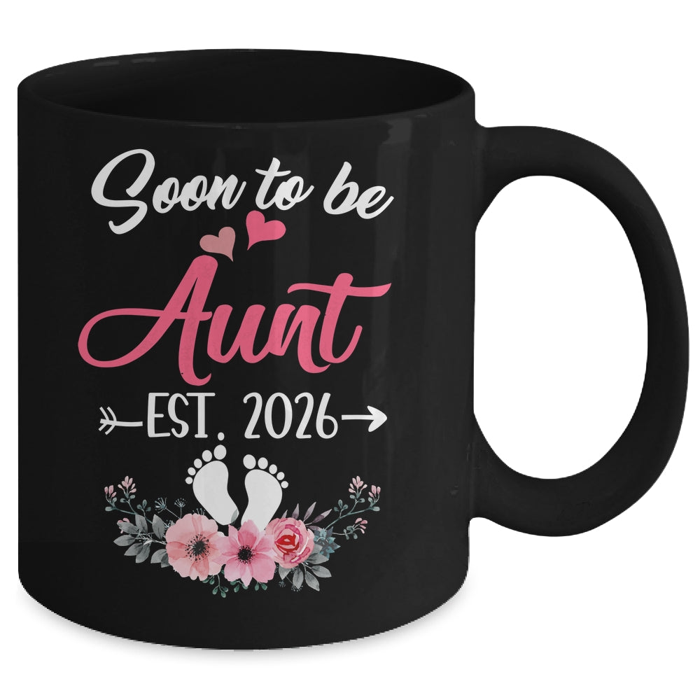 Soon To Be Aunt Est 2026 Mothers Day First Time Aunt Mug | siriusteestore