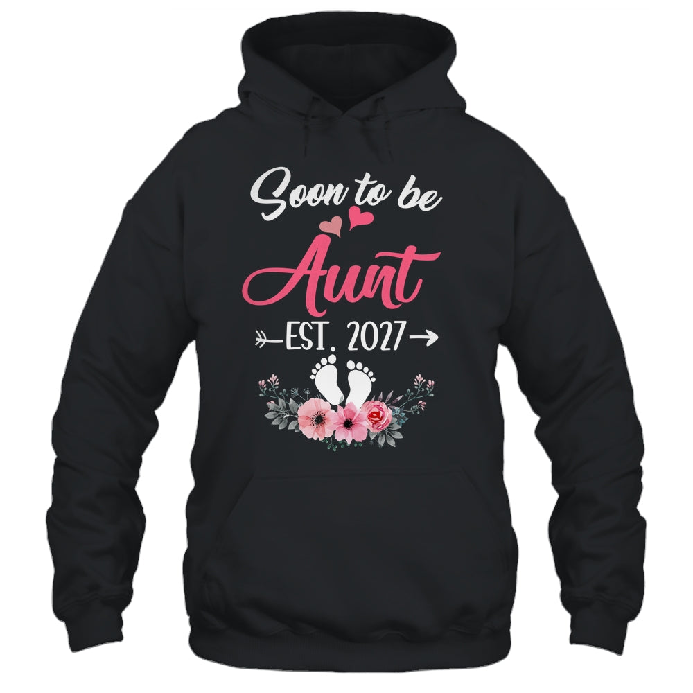 Soon To Be Aunt Est 2027 Mothers Day First Time Aunt Shirt & Tank Top | siriusteestore