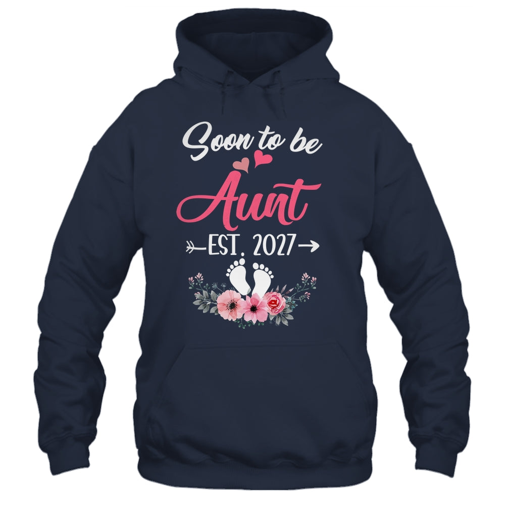 Soon To Be Aunt Est 2027 Mothers Day First Time Aunt Shirt & Tank Top | siriusteestore