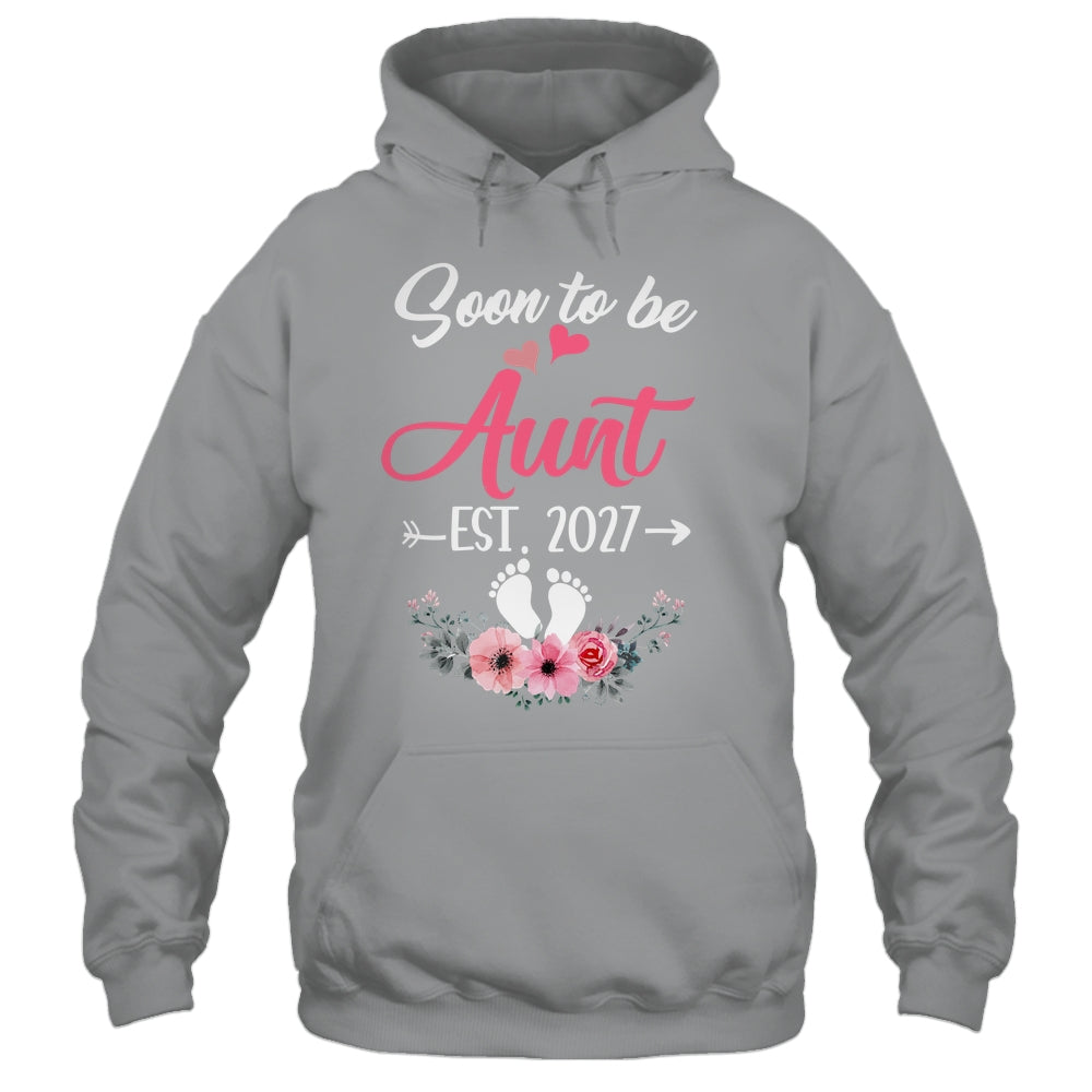 Soon To Be Aunt Est 2027 Mothers Day First Time Aunt Shirt & Tank Top | siriusteestore