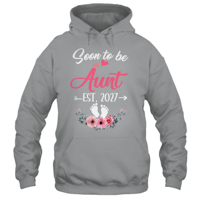 Soon To Be Aunt Est 2027 Mothers Day First Time Aunt Shirt & Tank Top | siriusteestore