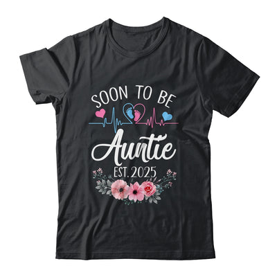 Soon To Be Auntie 2025 First Time Pregnancy Announcement Shirt & Tank Top | siriusteestore