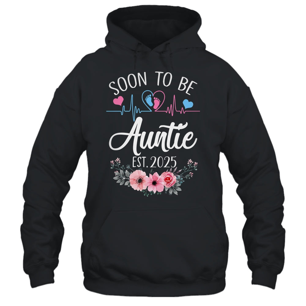 Soon To Be Auntie 2025 First Time Pregnancy Announcement Shirt & Tank Top | siriusteestore