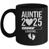 Soon To Be Auntie 2025 Pregnancy Announcement Loading Mug | siriusteestore