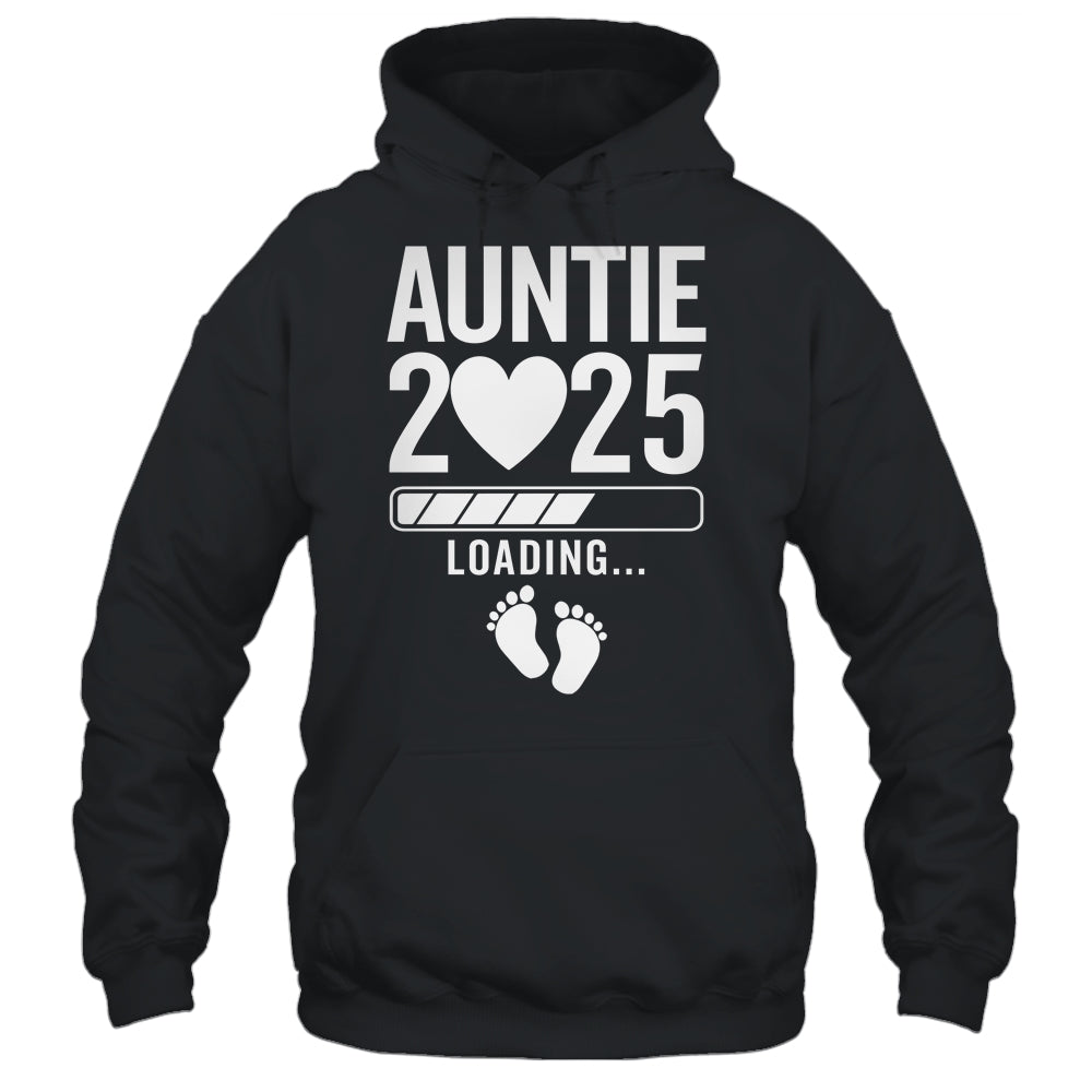 Soon To Be Auntie 2025 Pregnancy Announcement Loading Shirt & Tank Top | siriusteestore
