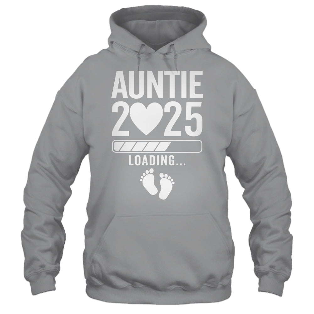 Soon To Be Auntie 2025 Pregnancy Announcement Loading Shirt & Tank Top | siriusteestore