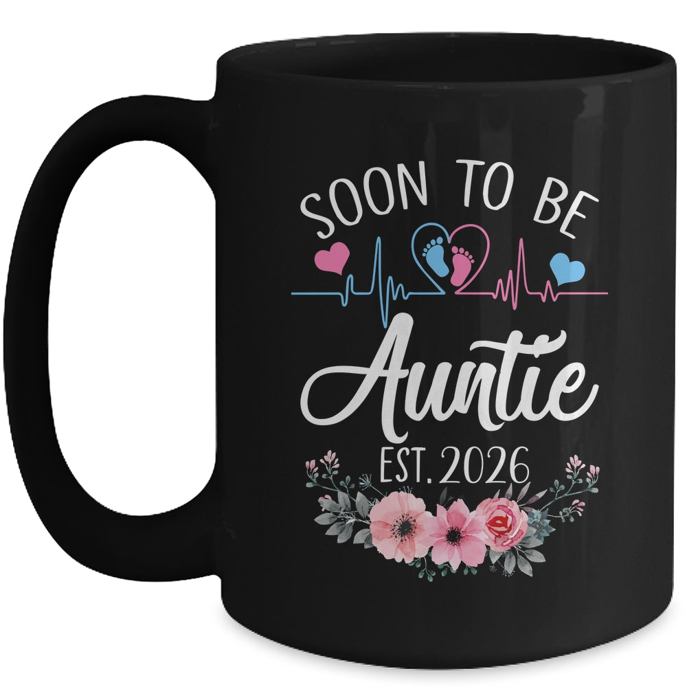 Soon To Be Auntie 2026 First Time Pregnancy Announcement Mug | siriusteestore