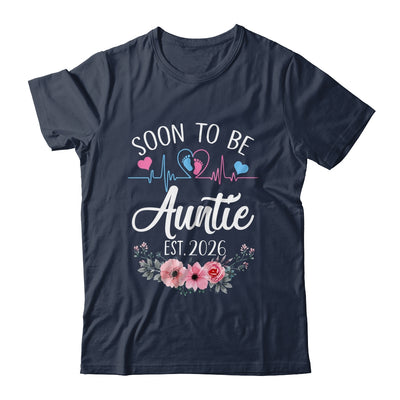 Soon To Be Auntie 2026 First Time Pregnancy Announcement Shirt & Tank Top | siriusteestore