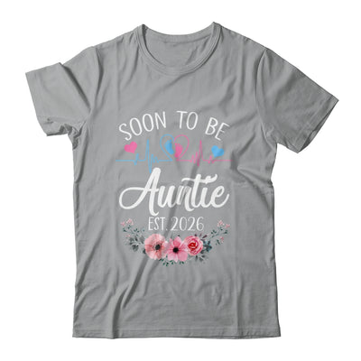 Soon To Be Auntie 2026 First Time Pregnancy Announcement Shirt & Tank Top | siriusteestore