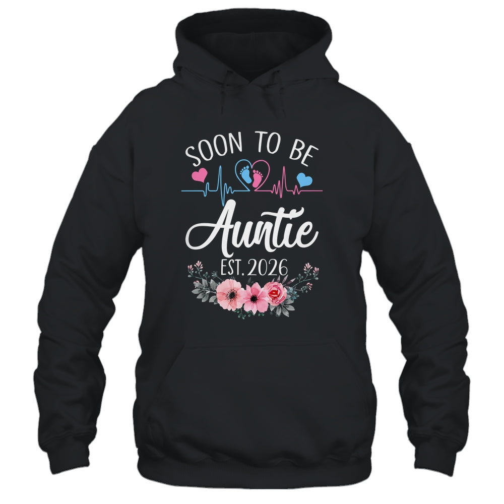 Soon To Be Auntie 2026 First Time Pregnancy Announcement Shirt & Tank Top | siriusteestore
