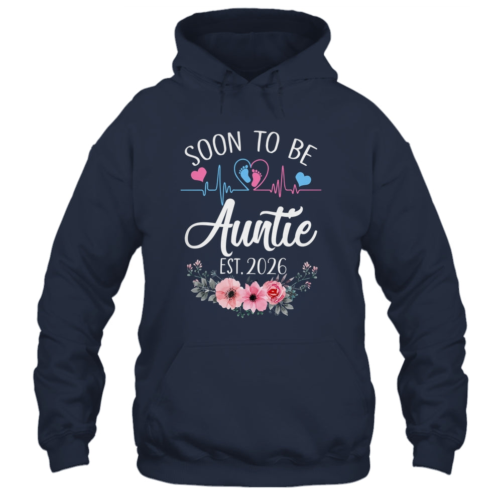 Soon To Be Auntie 2026 First Time Pregnancy Announcement Shirt & Tank Top | siriusteestore