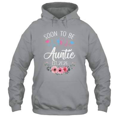 Soon To Be Auntie 2026 First Time Pregnancy Announcement Shirt & Tank Top | siriusteestore