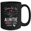 Soon To Be Auntie 2026 Loading Pregnancy Announcement Auntie Mug | siriusteestore