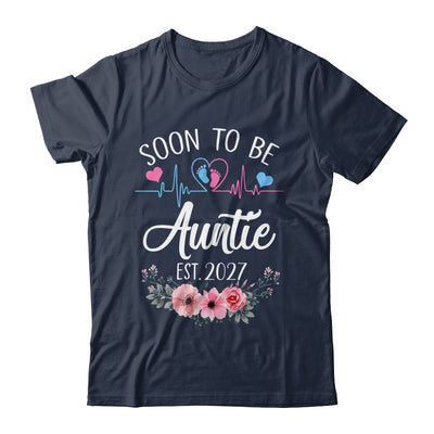 Soon To Be Auntie 2027 First Time Pregnancy Announcement Shirt & Tank Top | siriusteestore