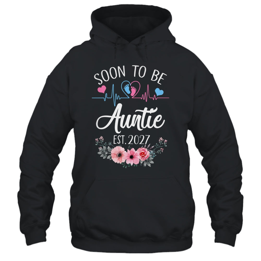 Soon To Be Auntie 2027 First Time Pregnancy Announcement Shirt & Tank Top | siriusteestore