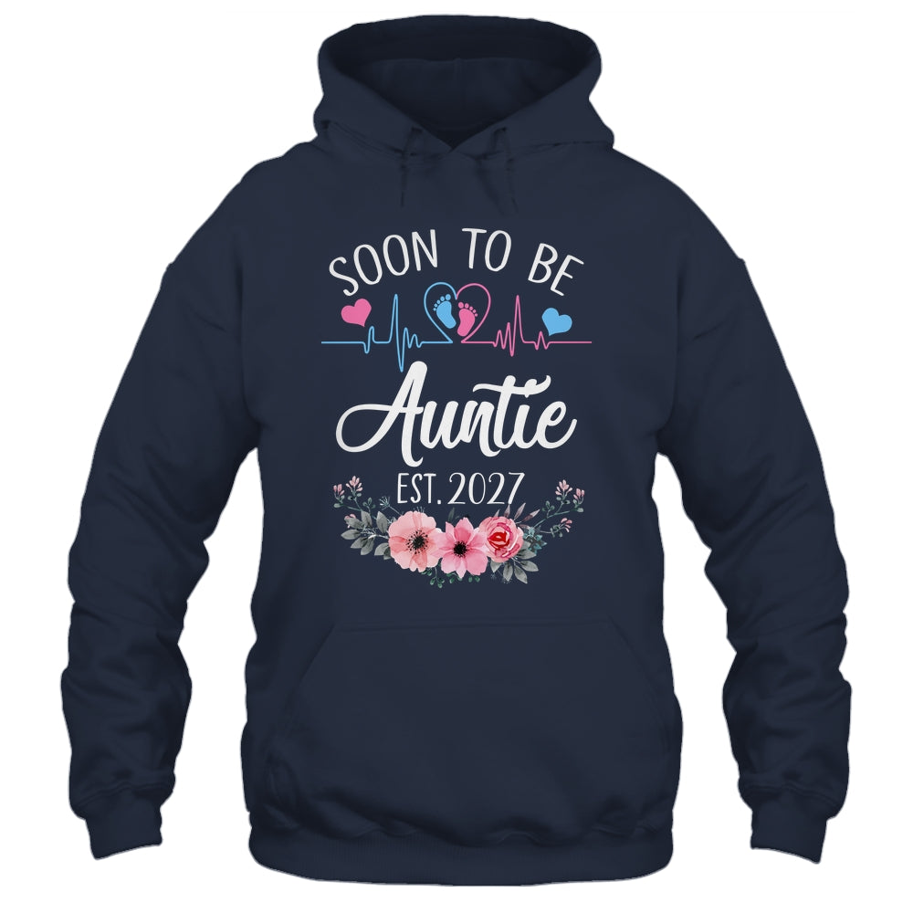 Soon To Be Auntie 2027 First Time Pregnancy Announcement Shirt & Tank Top | siriusteestore