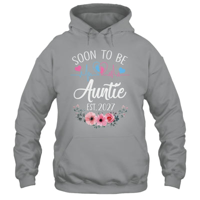 Soon To Be Auntie 2027 First Time Pregnancy Announcement Shirt & Tank Top | siriusteestore
