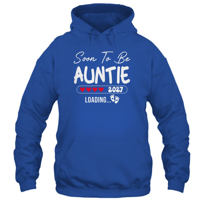 Soon To Be Auntie 2027 Loading Promoted To Auntie Est 2027 Shirt & Tank Top | siriusteestore